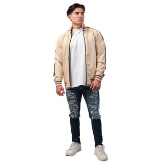 Foto 5 | Foto 5 | Chamarra Casual Moderno Beige para Hombre
