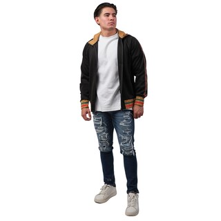 Foto 5 | Foto 5 | Chamarra Casual Moderno Negra para Hombre