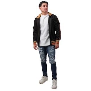 Foto 5 | Foto 5 | Chamarra Casual Moderno Negra para Hombre