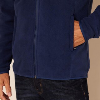 Foto 3 | Foto 3 | Chaqueta Polar Amazon Essentials Con Cierre Completo Para Hombre, Azul Marino Xl - Venta Internacional.