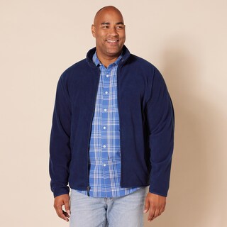 Foto 5 | Foto 5 | Chaqueta Polar Amazon Essentials Con Cierre Completo Para Hombre, Azul Marino Xl - Venta Internacional.