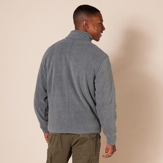 Foto 2 | Foto 2 | Chaqueta Polar Amazon Essentials Con Cierre Completo Para Hombre Charcoal M - Venta Internacional.
