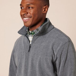 Foto 3 | Foto 3 | Chaqueta Polar Amazon Essentials Con Cierre Completo Para Hombre Charcoal M - Venta Internacional.