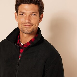 Foto 3 | Foto 3 | Chaqueta Polar Amazon Essentials Con Cierre Completo Para Hombre, Color Negro Xl - Venta Internacional.