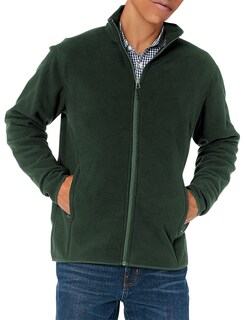 Foto 1 | Foto 1 | Chaqueta Polar Amazon Essentials Con Cierre Completo Para Hombre, Color Verde Bosque - Venta Internacional.