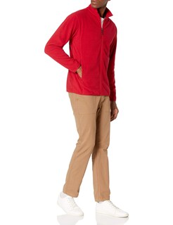 Foto 4 | Foto 4 | Chaqueta Polar Amazon Essentials Roja Para Hombre, Talla Xl - Venta Internacional.
