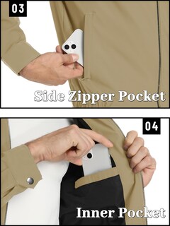 Foto 6 | Foto 6 | Chaqueta Tacvasen De Poliéster Ligero A Prueba De Viento Para Hombre - Venta Internacional.
