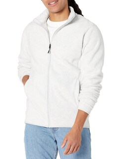 Foto 1 | Foto 1 | Chaqueta Polar Amazon Essentials Con Cierre Completo Para Hombre, Color Gris Claro Xxl - Venta Internacional.