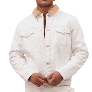 Foto 1 | Foto 1 | Chamarra de Mezclilla Mchk 8073 Blanca para Hombre