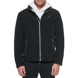 Foto 1 | Foto 1 | Chaqueta Tommy Hilfiger Clásica Con Cremallera Frontal, Forro Polar, Negra - Venta Internacional.
