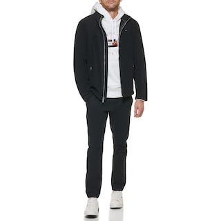 Foto 2 | Foto 2 | Chaqueta Tommy Hilfiger Clásica Con Cremallera Frontal, Forro Polar, Negra - Venta Internacional.