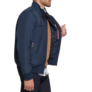Foto 2 | Foto 2 | Chaqueta Tommy Hilfiger Performance Faux Memory Navy Para Hombre - Venta Internacional.