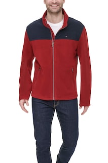 Foto 1 | Foto 1 | Chaqueta Tommy Hilfiger Classic De Forro Polar Para Hombre, Azul Marino Y Rojo - Venta Internacional.