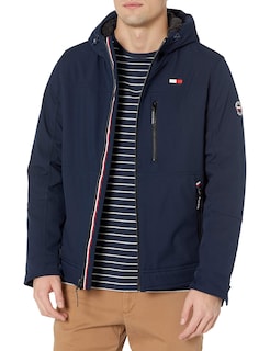 Foto 1 | Foto 1 | Chaqueta Tommy Hilfiger Para Hombre Filled Soft Shell Midnight Tech - Venta Internacional.