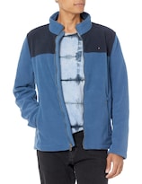 Chaqueta Tommy Hilfiger Classic Con Cremallera Frontal, Forro Polar, Azul Marino - Venta Internacional.