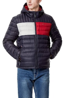 Foto 3 | Foto 3 | Chaqueta Tommy Hilfiger Para Hombre Resistente Al Agua Ultra Loft Navy Xl - Venta Internacional.