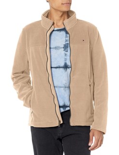 Foto 1 | Foto 1 | Chaqueta Tommy Hilfiger De Forro Polar Clásico Con Cremallera Para Hombre, Color Canela Xxl - Venta Internacional.