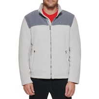 Chaqueta Tommy Hilfiger Classic De Forro Polar Para Hombre, Color Gris - Venta Internacional.