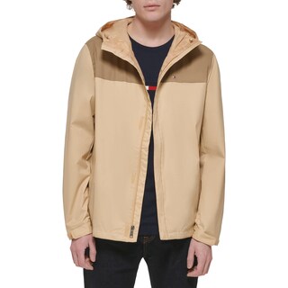 Foto 2 | Foto 2 | Chaqueta Tommy Hilfiger Ligera Impermeable Para Hombre, Color Marrón - Venta Internacional.
