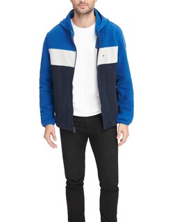 Foto 2 | Foto 2 | Chaqueta Polar De Alto Rendimiento Con Capucha Tommy Hilfiger Para Hombre, Talla Xs - Venta Internacional.