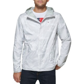 Foto 1 | Foto 1 | Chaqueta Tommy Hilfiger Impermeable con Capucha Camuflaje Sobre Hielo para Hombre - Venta Internacional