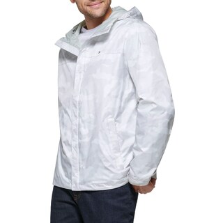Foto 2 | Foto 2 | Chaqueta Tommy Hilfiger Impermeable con Capucha Camuflaje Sobre Hielo para Hombre - Venta Internacional