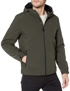 Foto 1 | Foto 1 | Chaqueta Tommy Hilfiger Para Hombre Con Relleno Soft Shell, Color Verde Xxl - Venta Internacional.