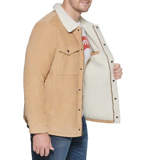 Foto 2 | Foto 2 | Chaqueta Levi's Corduroy Sherpa Trucker Denim Tan Para Hombre - Venta Internacional.