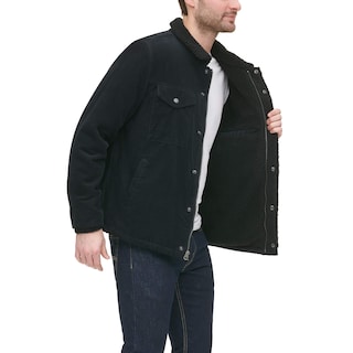 Foto 4 | Foto 4 | Chaqueta Levi's Corduroy Sherpa Trucker Para Hombre, Color Negro, Talla M - Venta Internacional.