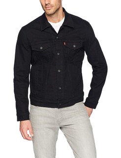 Foto 1 | Foto 1 | Chaqueta Levi's Trucker Larimar/negro/stretch Para Hombre, Talla L - Venta Internacional.