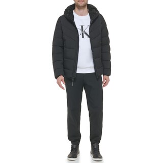Foto 2 | Foto 2 | Abrigo De Invierno Calvin Klein Puffer Stretch Jacket Para Hombre Ebony M - Venta Internacional.