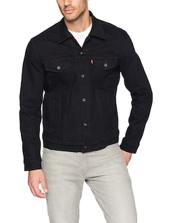 Foto 1 | Foto 1 | Chaqueta Levi's Trucker Larimar/negro/stretch Para Hombre Mediana - Venta Internacional.
