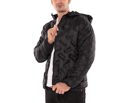 Chamarra Ocean Point Negro Con Capucha