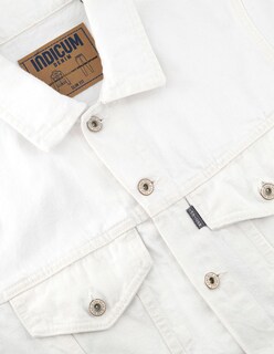 Foto 6 | Foto 6 | Chamarra De Mezclilla Indicum Denim Blanco Hombre
