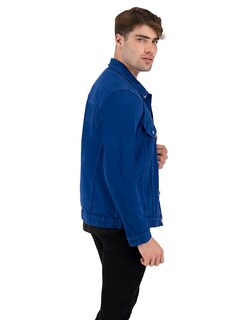 Foto 3 | Foto 3 | Set De 2 Chamarras Indicum Denim Básicas Indigo, Blanco Hombre