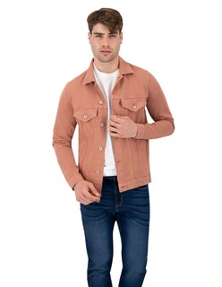 Foto 7 | Foto 7 | Chamarra De Mezclilla Indicum Denim Pink Hombre