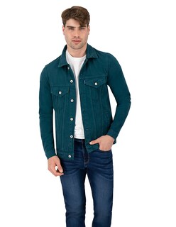 Foto 2 | Foto 2 | Set De 2 Chamarras Indicum Denim Básicas Negro, Aqua Hombre