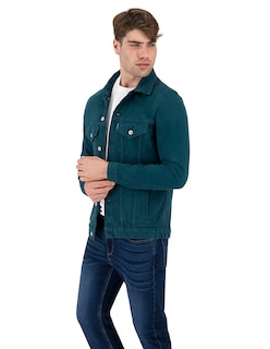 Foto 6 | Foto 6 | Set De 2 Chamarras Indicum Denim Básicas Vino, Aqua Hombre