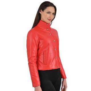 Foto 1 | Foto 1 | Chamarra Nine West Para Dama En Color Rojo Intenso.