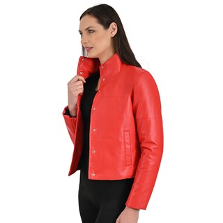 Foto 3 | Foto 3 | Chamarra Nine West Para Dama En Color Rojo Intenso.