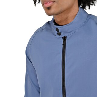 Foto 3 | Foto 3 | Chamarra Perry Ellis Casual Con Cuello Mao En Azul Claro Para Caballero.
