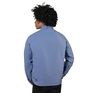 Foto 5 | Foto 5 | Chamarra Perry Ellis Casual Con Cuello Mao En Azul Claro Para Caballero.