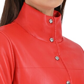 Foto 4 | Foto 4 | Chamarra Nine West Para Dama En Color Rojo Intenso.