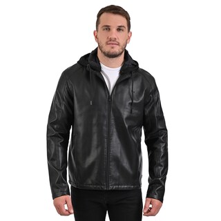 Foto 1 | Foto 1 | Chamarra Lee con Capucha Desmontable Negro para Hombre