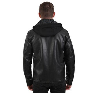 Foto 2 | Foto 2 | Chamarra Lee con Capucha Desmontable Negro para Hombre