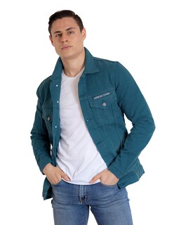 Foto 7 | Foto 7 | Chamarra De Mezclilla Indicum Denim Aqua Hombre