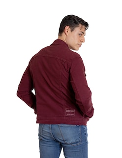 Foto 2 | Foto 2 | Chamarra De Mezclilla Indicum Denim Vino Hombre