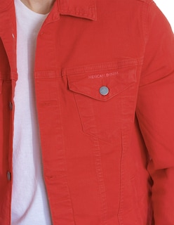 Foto 6 | Foto 6 | Chamarra De Mezclilla Indicum Denim Rojo Hombre