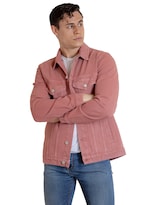 Chamarra De Mezclilla Indicum Denim Pink Hombre