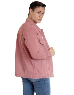 Foto 2 | Foto 2 | Chamarra De Mezclilla Indicum Denim Pink Hombre